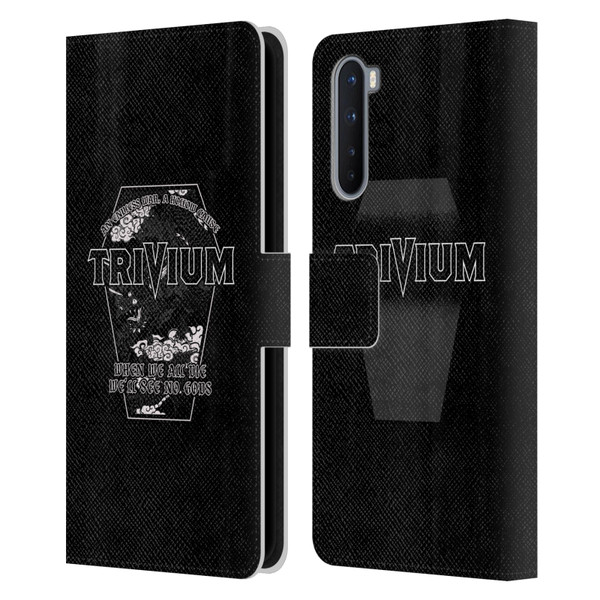 Trivium Graphics No Gods Leather Book Wallet Case Cover For OnePlus Nord 5G