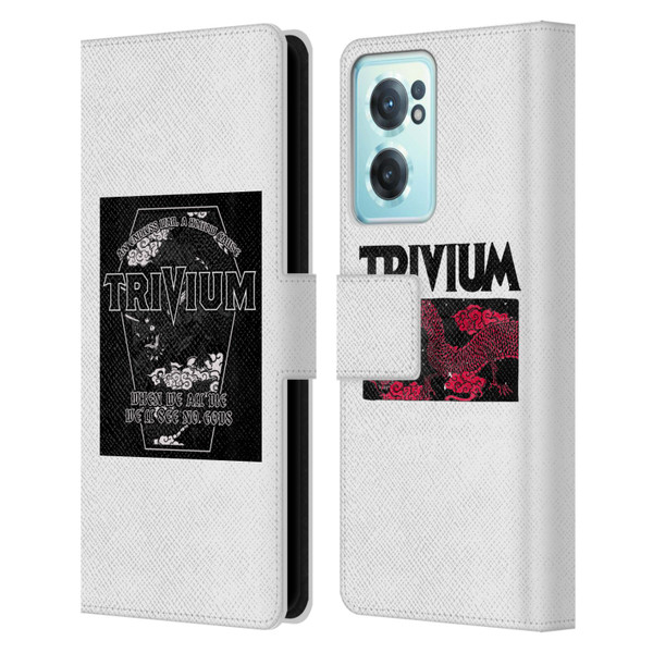 Trivium Graphics Double Dragons Leather Book Wallet Case Cover For OnePlus Nord CE 2 5G