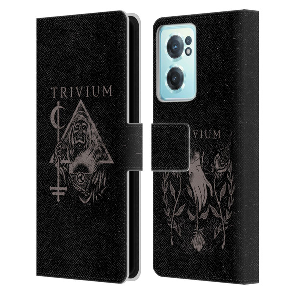 Trivium Graphics Reaper Triangle Leather Book Wallet Case Cover For OnePlus Nord CE 2 5G
