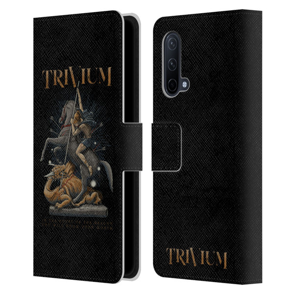 Trivium Graphics Dragon Slayer Leather Book Wallet Case Cover For OnePlus Nord CE 5G