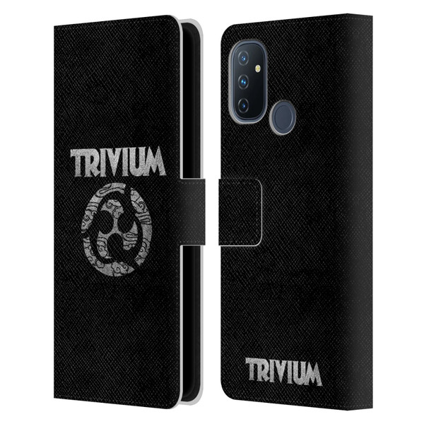 Trivium Graphics Swirl Logo Leather Book Wallet Case Cover For OnePlus Nord N100