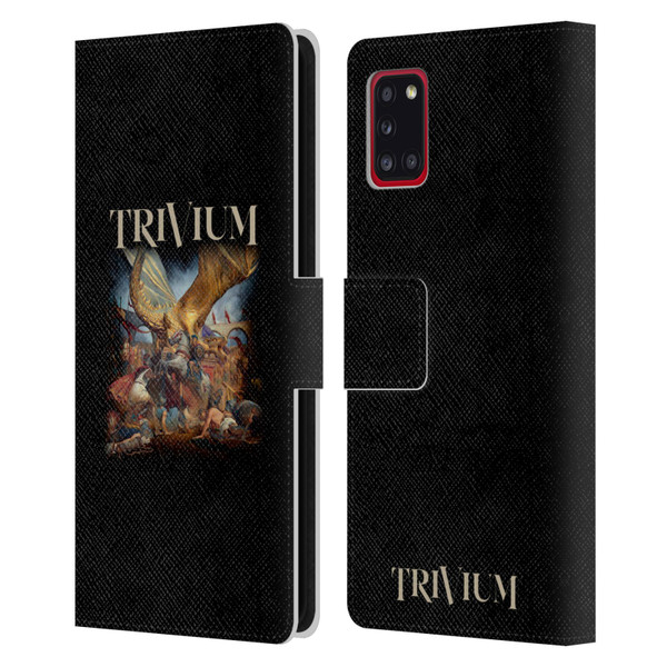 Trivium Graphics In The Court Of The Dragon Leather Book Wallet Case Cover For Samsung Galaxy A31 (2020)