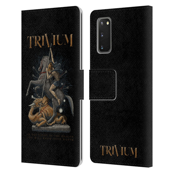 Trivium Graphics Dragon Slayer Leather Book Wallet Case Cover For Samsung Galaxy S20 / S20 5G