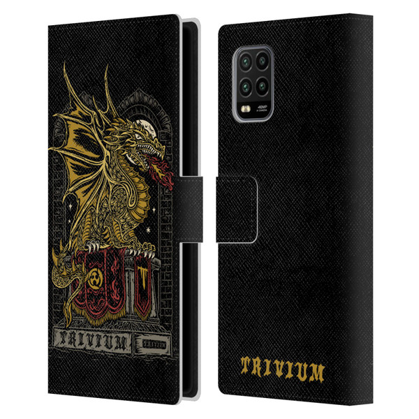 Trivium Graphics Big Dragon Leather Book Wallet Case Cover For Xiaomi Mi 10 Lite 5G