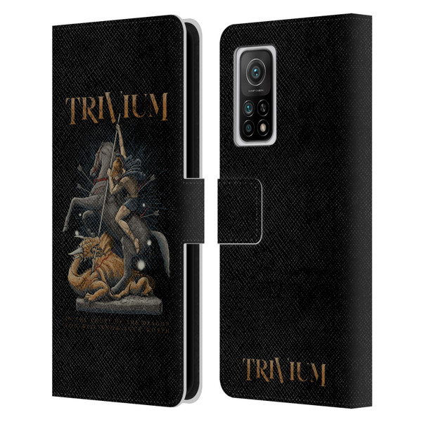 Trivium Graphics Dragon Slayer Leather Book Wallet Case Cover For Xiaomi Mi 10T 5G