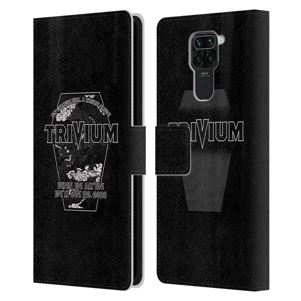 Trivium Graphics No Gods Leather Book Wallet Case Cover For Xiaomi Redmi Note 9 / Redmi 10X 4G