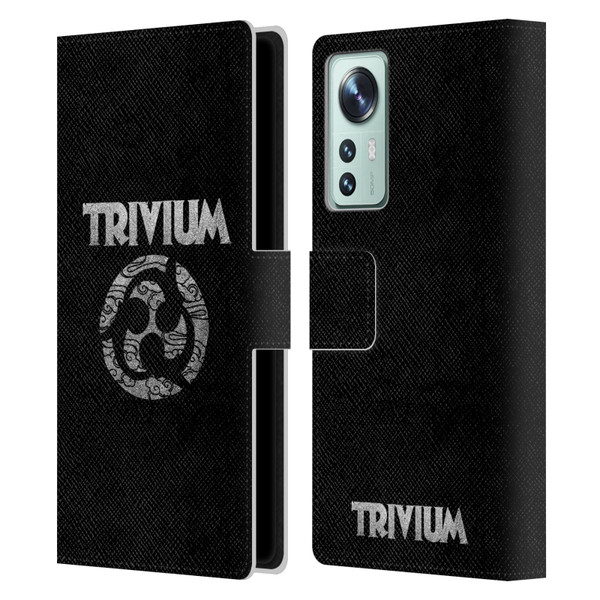 Trivium Graphics Swirl Logo Leather Book Wallet Case Cover For Xiaomi 12