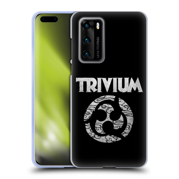 Trivium Graphics Swirl Logo Soft Gel Case for Huawei P40 5G