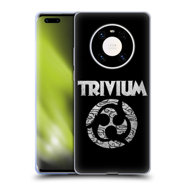 Trivium Graphics Swirl Logo Soft Gel Case for Huawei Mate 40 Pro 5G