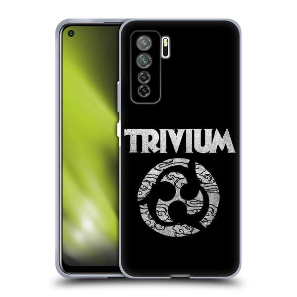 Trivium Graphics Swirl Logo Soft Gel Case for Huawei Nova 7 SE/P40 Lite 5G