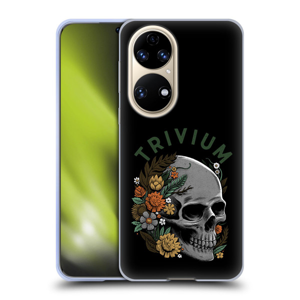 Trivium Graphics Skelly Flower Soft Gel Case for Huawei P50
