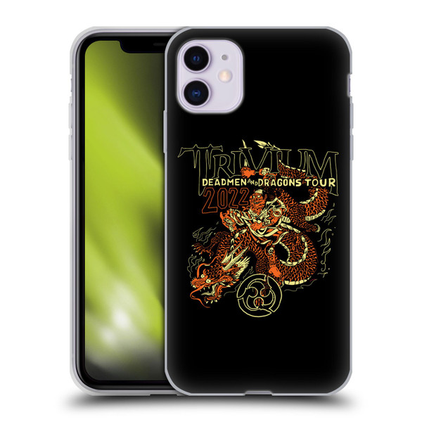 Trivium Graphics Deadmen And Dragons Soft Gel Case for Apple iPhone 11