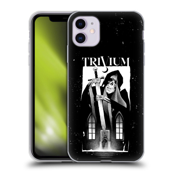 Trivium Graphics Skeleton Sword Soft Gel Case for Apple iPhone 11