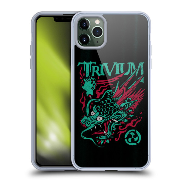 Trivium Graphics Screaming Dragon Soft Gel Case for Apple iPhone 11 Pro Max