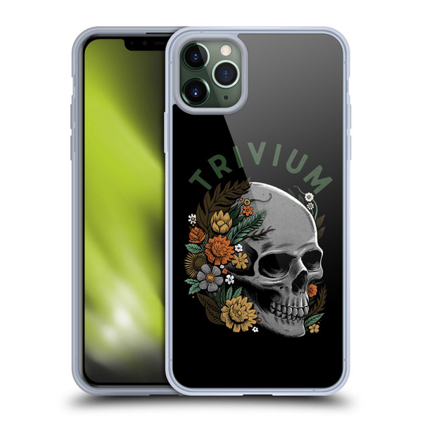 Trivium Graphics Skelly Flower Soft Gel Case for Apple iPhone 11 Pro Max