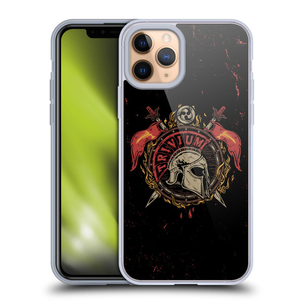 Trivium Graphics Knight Helmet Soft Gel Case for Apple iPhone 11 Pro