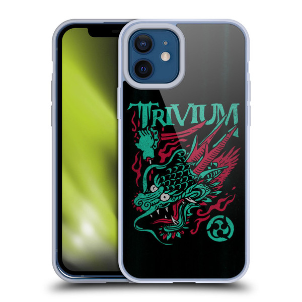 Trivium Graphics Screaming Dragon Soft Gel Case for Apple iPhone 12 / iPhone 12 Pro