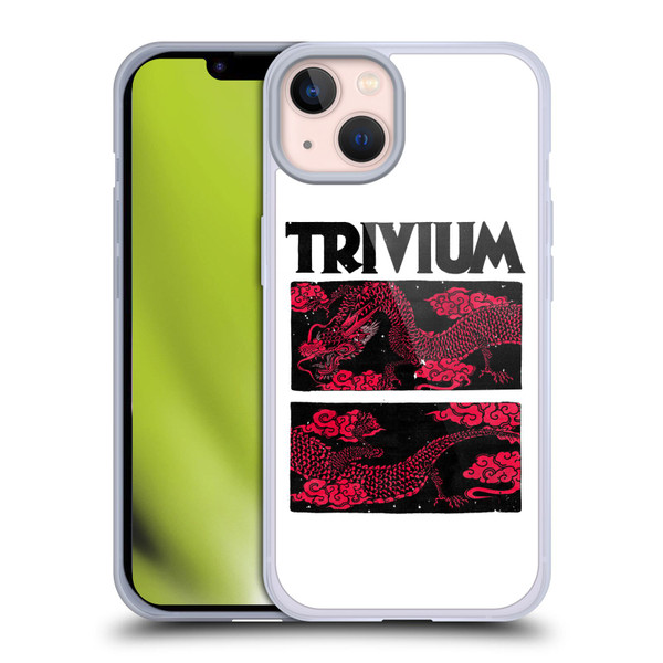 Trivium Graphics Double Dragons Soft Gel Case for Apple iPhone 13