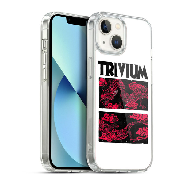 Trivium Graphics Double Dragons Soft Gel Case for Apple iPhone 13