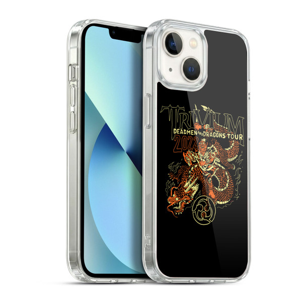 Trivium Graphics Deadmen And Dragons Soft Gel Case for Apple iPhone 13