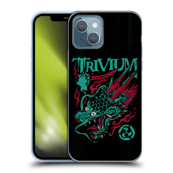 Trivium Graphics Screaming Dragon Soft Gel Case for Apple iPhone 13