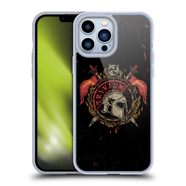 Trivium Graphics Knight Helmet Soft Gel Case for Apple iPhone 13 Pro Max