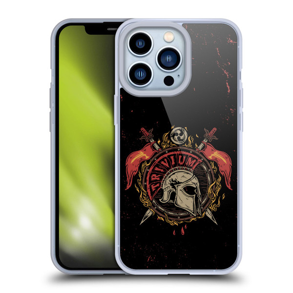 Trivium Graphics Knight Helmet Soft Gel Case for Apple iPhone 13 Pro