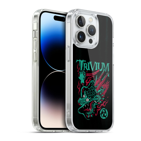 Trivium Graphics Screaming Dragon Soft Gel Case for Apple iPhone 13 Pro & MagSafe