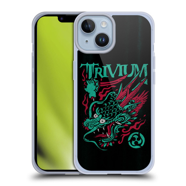 Trivium Graphics Screaming Dragon Soft Gel Case for Apple iPhone 14