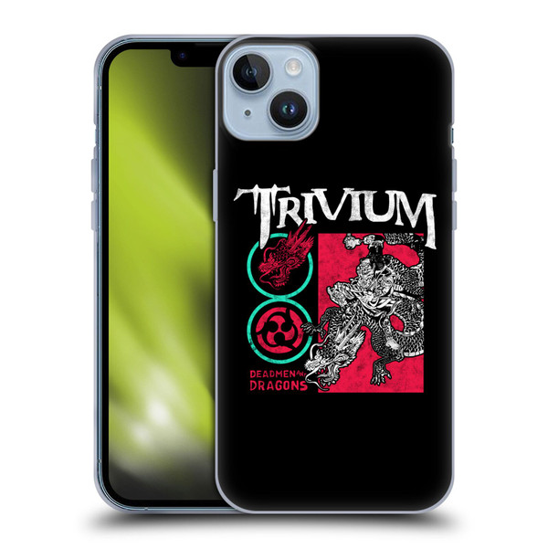 Trivium Graphics Deadmen And Dragons Date Soft Gel Case for Apple iPhone 14 Plus
