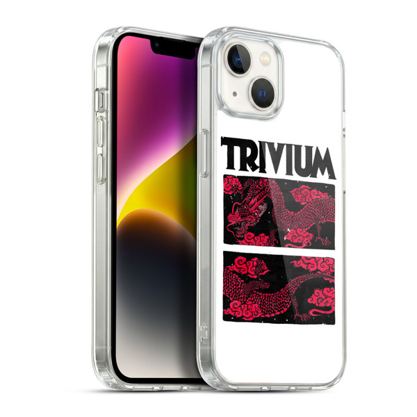 Trivium Graphics Double Dragons Soft Gel Case for Apple iPhone 14 Plus & MagSafe