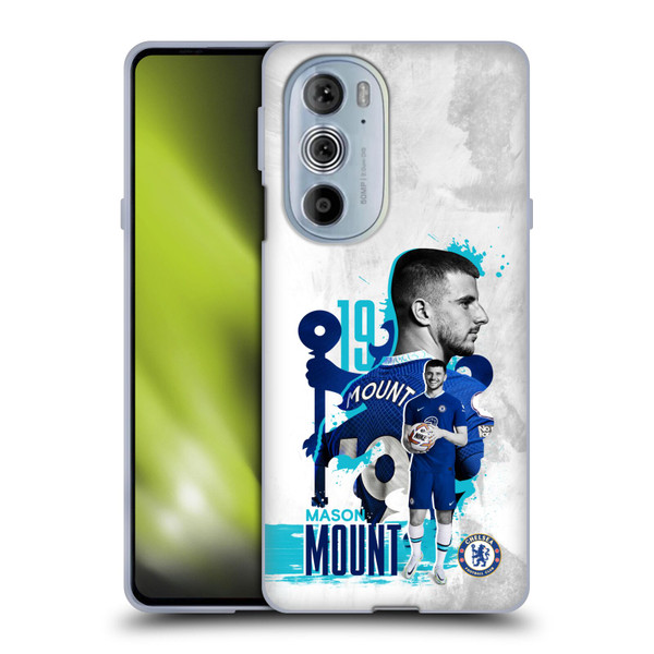 Chelsea Football Club 2022/23 First Team Mason Mount Soft Gel Case for Motorola Edge X30