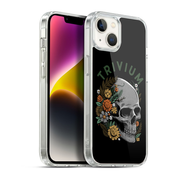 Trivium Graphics Skelly Flower Soft Gel Case for Apple iPhone 14 Plus & MagSafe