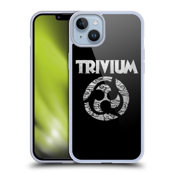 Trivium Graphics Swirl Logo Soft Gel Case for Apple iPhone 14 Plus