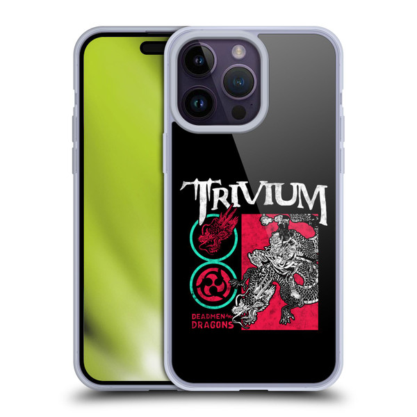 Trivium Graphics Deadmen And Dragons Date Soft Gel Case for Apple iPhone 14 Pro Max