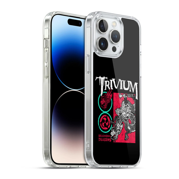 Trivium Graphics Deadmen And Dragons Date Soft Gel Case for Apple iPhone 14 Pro Max & MagSafe