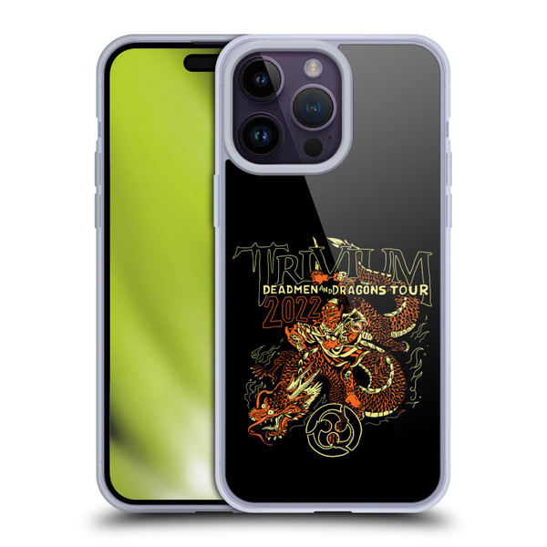 Trivium Graphics Deadmen And Dragons Soft Gel Case for Apple iPhone 14 Pro Max