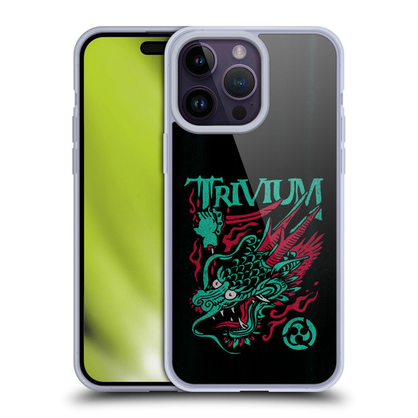 Trivium Graphics Screaming Dragon Soft Gel Case for Apple iPhone 14 Pro Max