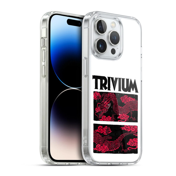 Trivium Graphics Double Dragons Soft Gel Case for Apple iPhone 14 Pro & MagSafe