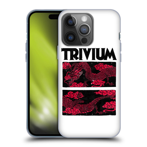 Trivium Graphics Double Dragons Soft Gel Case for Apple iPhone 14 Pro