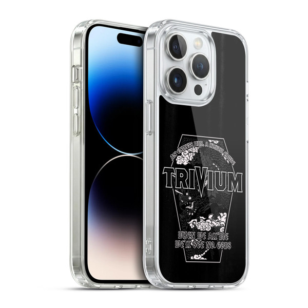 Trivium Graphics No Gods Soft Gel Case for Apple iPhone 14 Pro & MagSafe