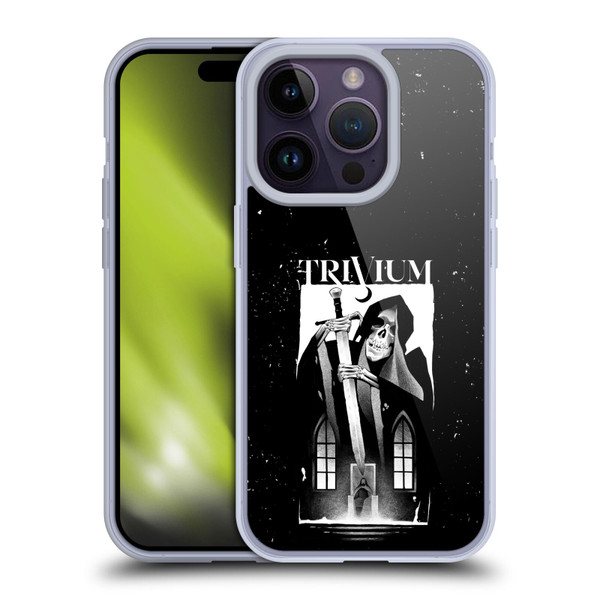Trivium Graphics Skeleton Sword Soft Gel Case for Apple iPhone 14 Pro