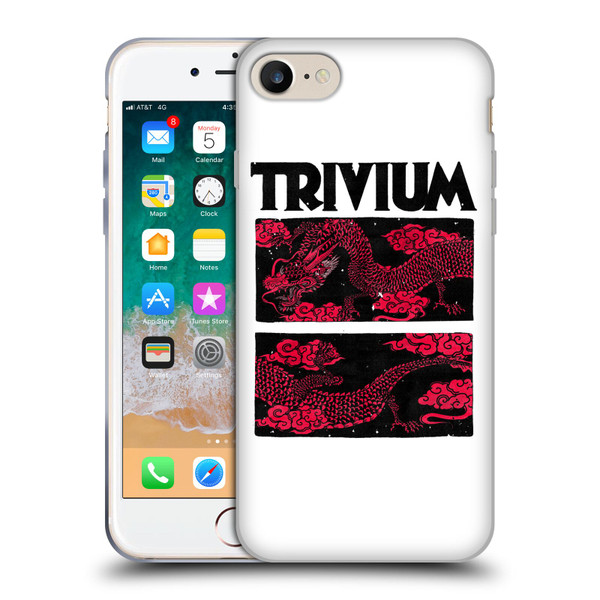 Trivium Graphics Double Dragons Soft Gel Case for Apple iPhone 7 / 8 / SE 2020 & 2022