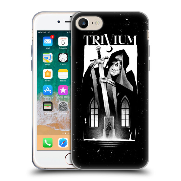 Trivium Graphics Skeleton Sword Soft Gel Case for Apple iPhone 7 / 8 / SE 2020 & 2022