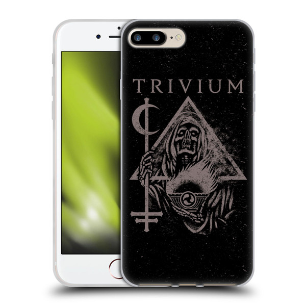 Trivium Graphics Reaper Triangle Soft Gel Case for Apple iPhone 7 Plus / iPhone 8 Plus