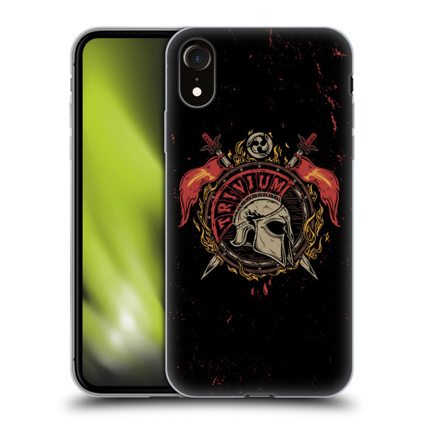 Trivium Graphics Knight Helmet Soft Gel Case for Apple iPhone XR