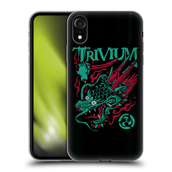 Trivium Graphics Screaming Dragon Soft Gel Case for Apple iPhone XR