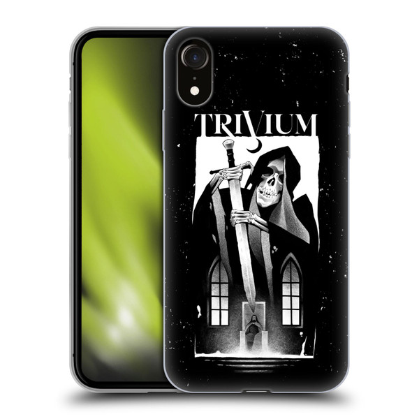 Trivium Graphics Skeleton Sword Soft Gel Case for Apple iPhone XR