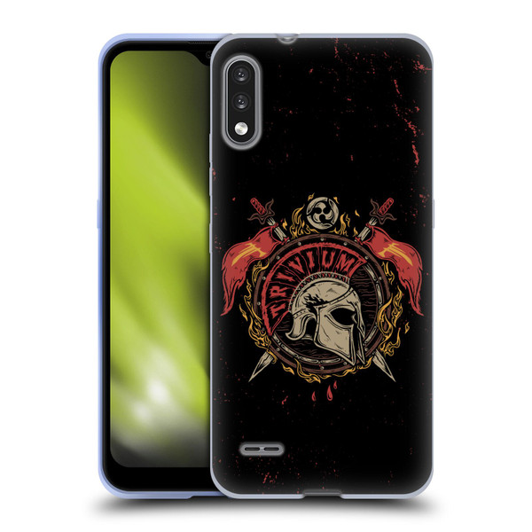 Trivium Graphics Knight Helmet Soft Gel Case for LG K22