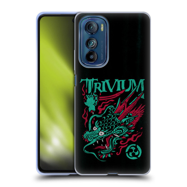 Trivium Graphics Screaming Dragon Soft Gel Case for Motorola Edge 30